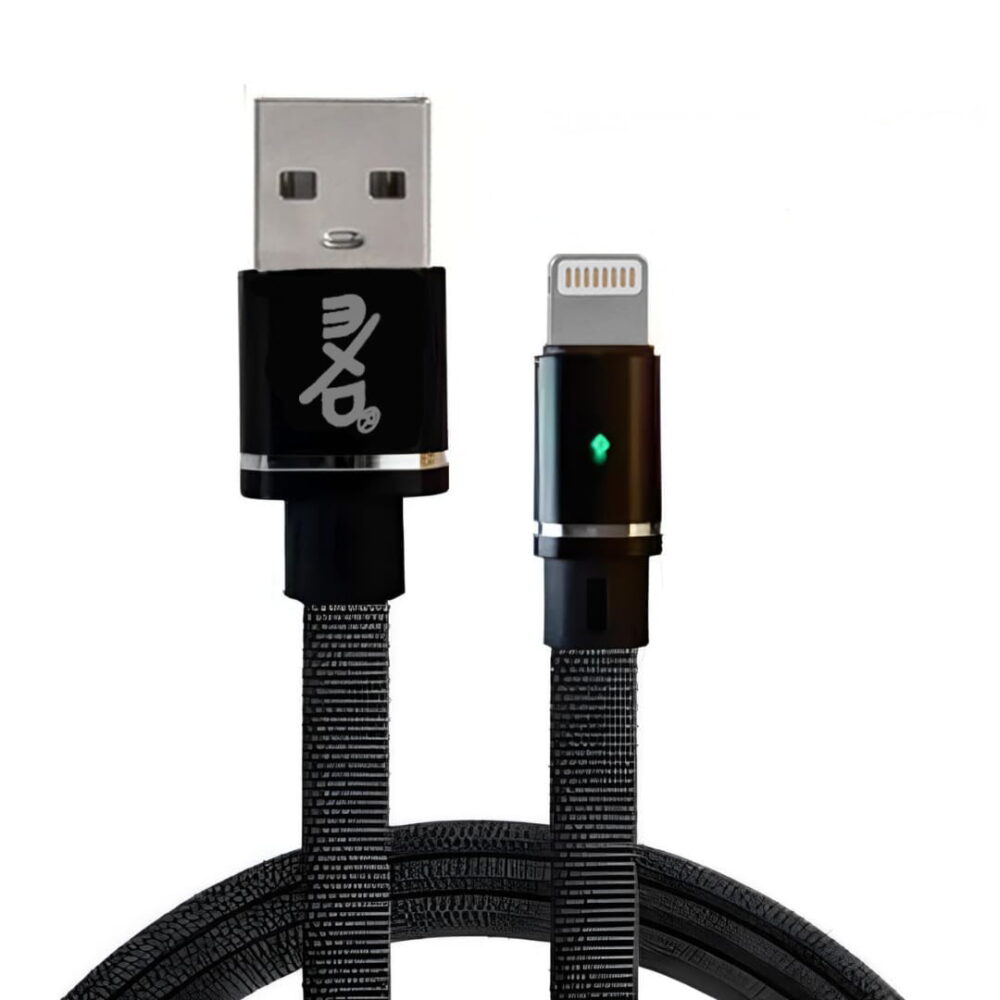 USB LED charger data cable for iPhone 11 Pro, XS, XR, 8, 7, and 6 - Long, fast charging lead with reliable performance