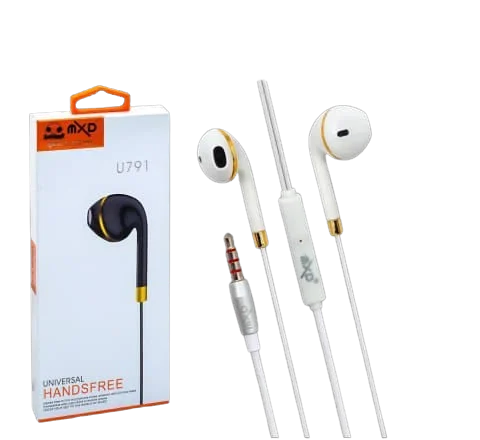 Universal Handsfree Earphones with Mic - Headphones for iPhone & Samsung Galaxy Headset