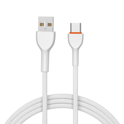 USB Type-C 2.4A Fast Charging Flat Cable - Stress-Resistant, Tangle-Free & Sturdy
