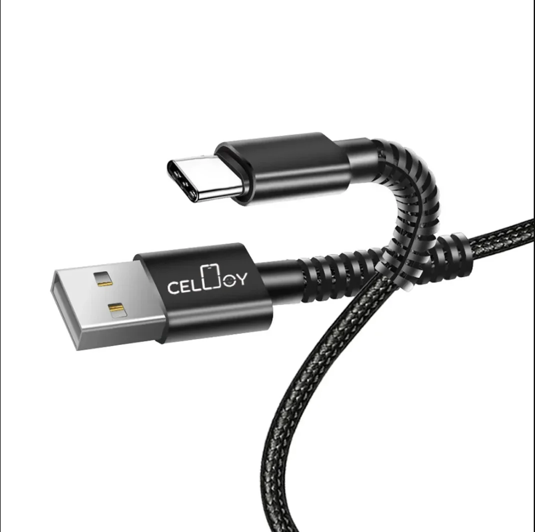 Durable Nylon Braided USB-C Type-C Charger Cable 1M/2M Fast Charging & Data Transfer Phone Lead Durable Nylon Braided USB-C Type-C Charger Cable 1M/2M Fast Charging & Data Transfer Phone Lead