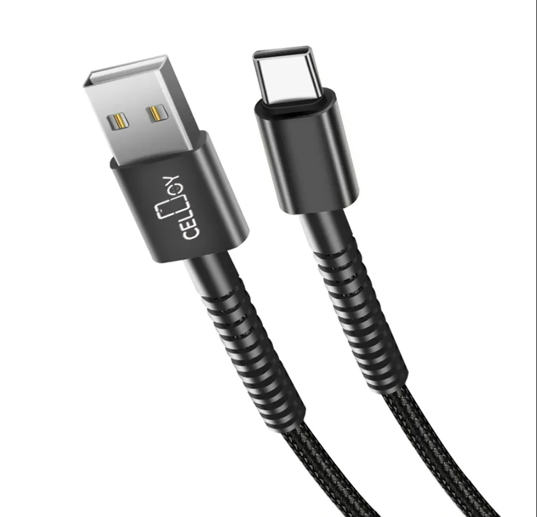 Durable Nylon Braided USB-C Type-C Charger Cable 1M/2M Fast Charging & Data Transfer Phone Lead Durable Nylon Braided USB-C Type-C Charger Cable 1M/2M Fast Charging & Data Transfer Phone Lead