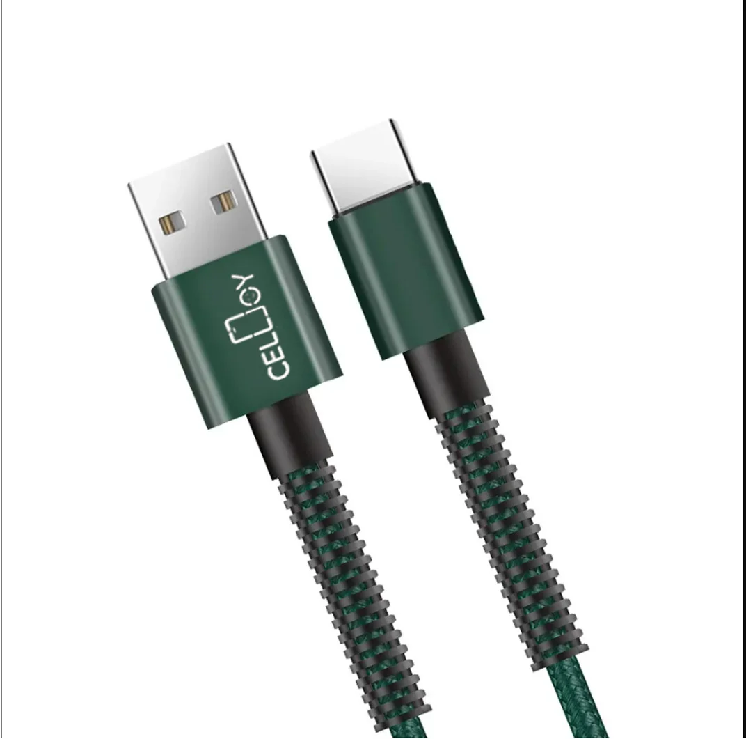 Durable Nylon Braided USB-C Type-C Charger Cable 1M/2M Fast Charging & Data Transfer Phone Lead Durable Nylon Braided USB-C Type-C Charger Cable 1M/2M Fast Charging & Data Transfer Phone Lead