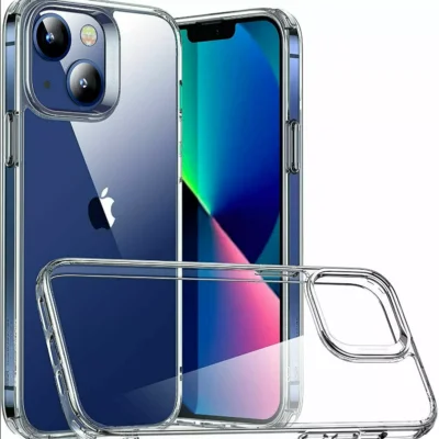 Shockproof Clear Gel Silicone Case for iPhone 12 Pro, X, XS, 7, 8, SE 2020 - Soft Protective Cover